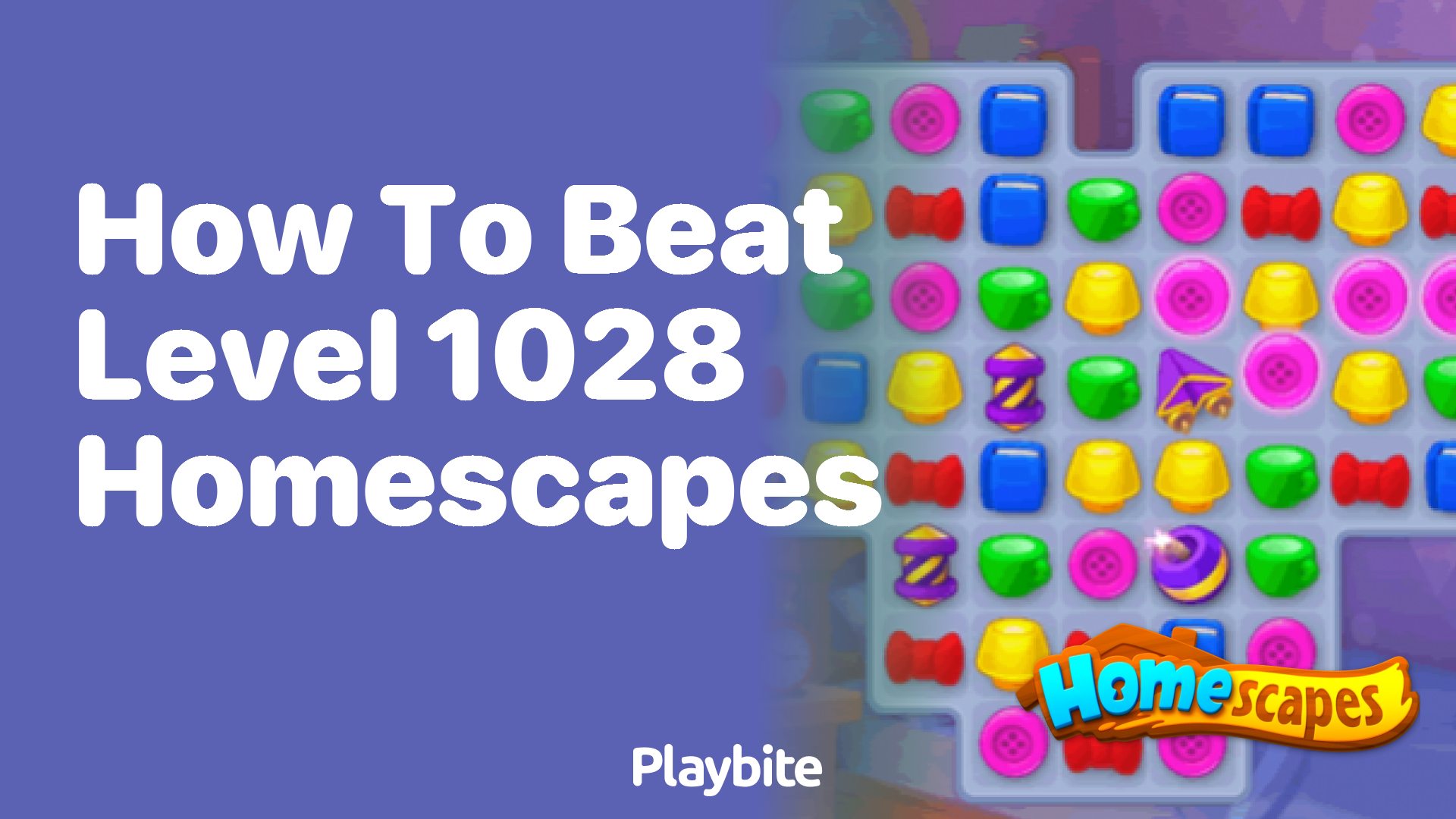How to beat Level 1028 in Homescapes?