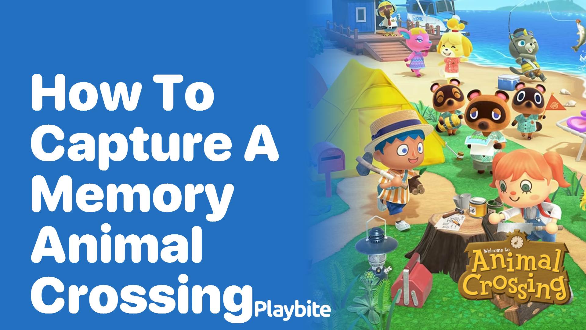 How to capture a memory in Animal Crossing