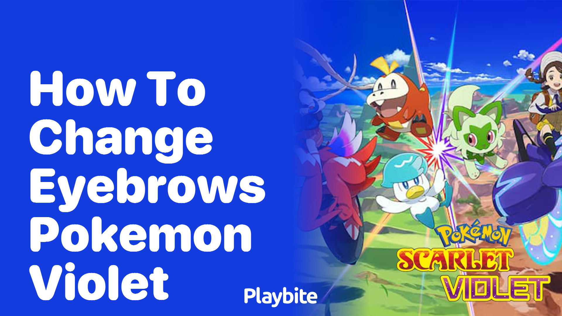How to Change Eyebrows in Pokemon Violet Playbite