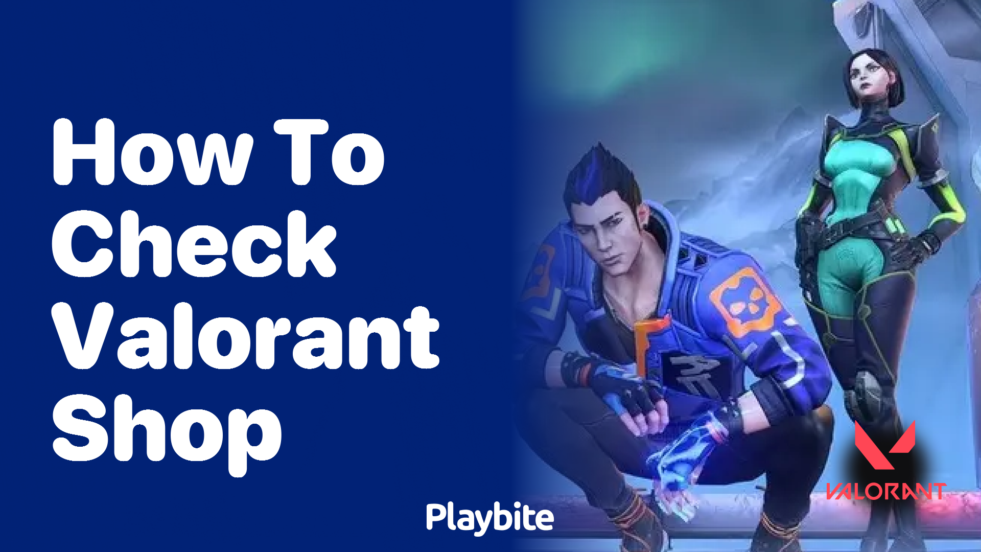 How to check your Valorant shop Playbite