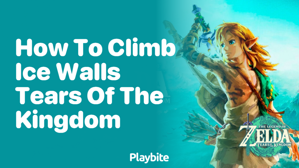 How to Climb Ice Walls in Tears of the Kingdom Playbite
