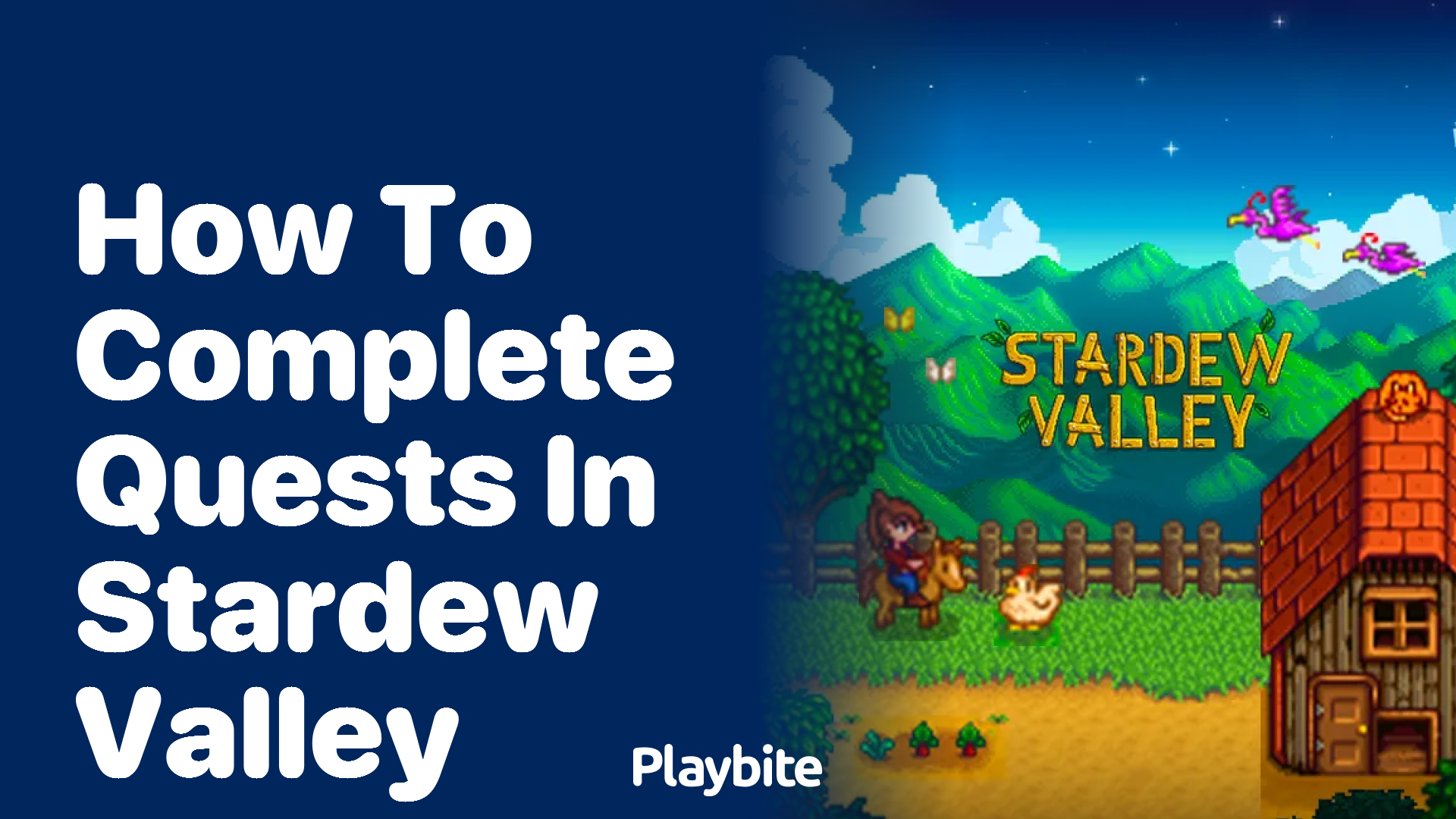 How to Complete Quests in Stardew Valley