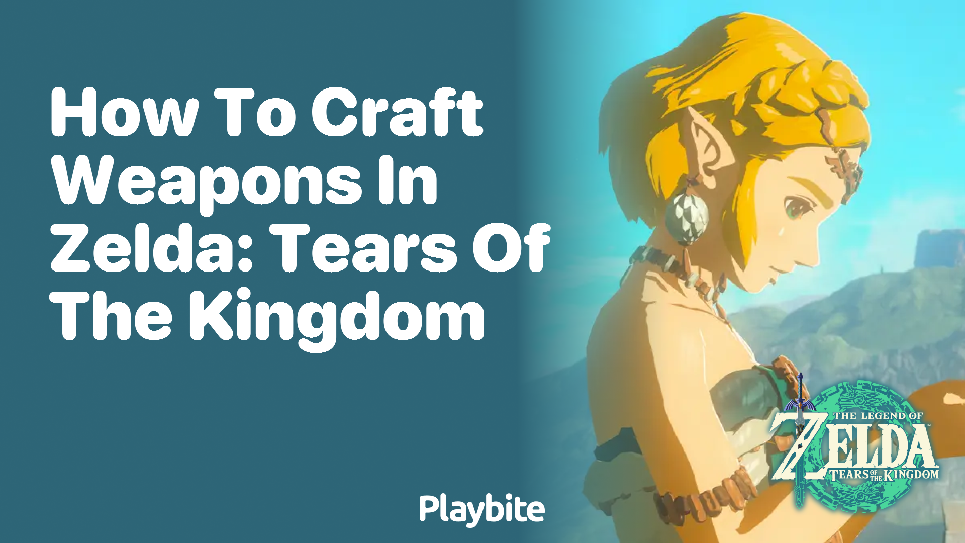 Crafting Weapons in Zelda: Tears of the Kingdom