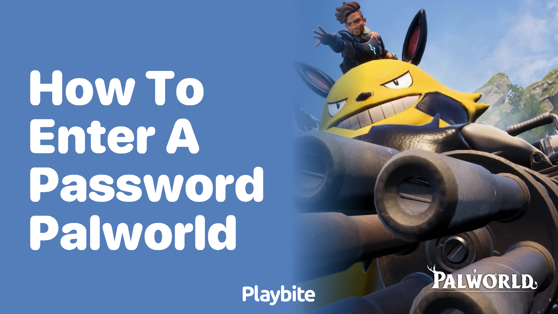 How to Enter a Password in Palworld