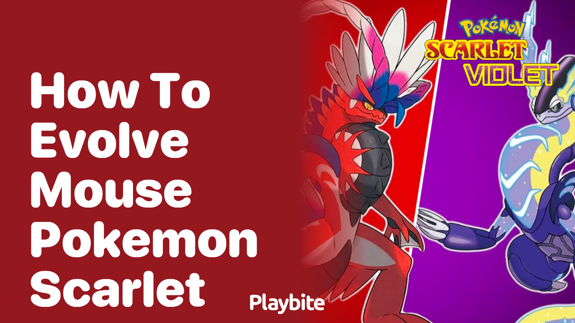 How to evolve Mouse Pokémon in Pokémon Scarlet