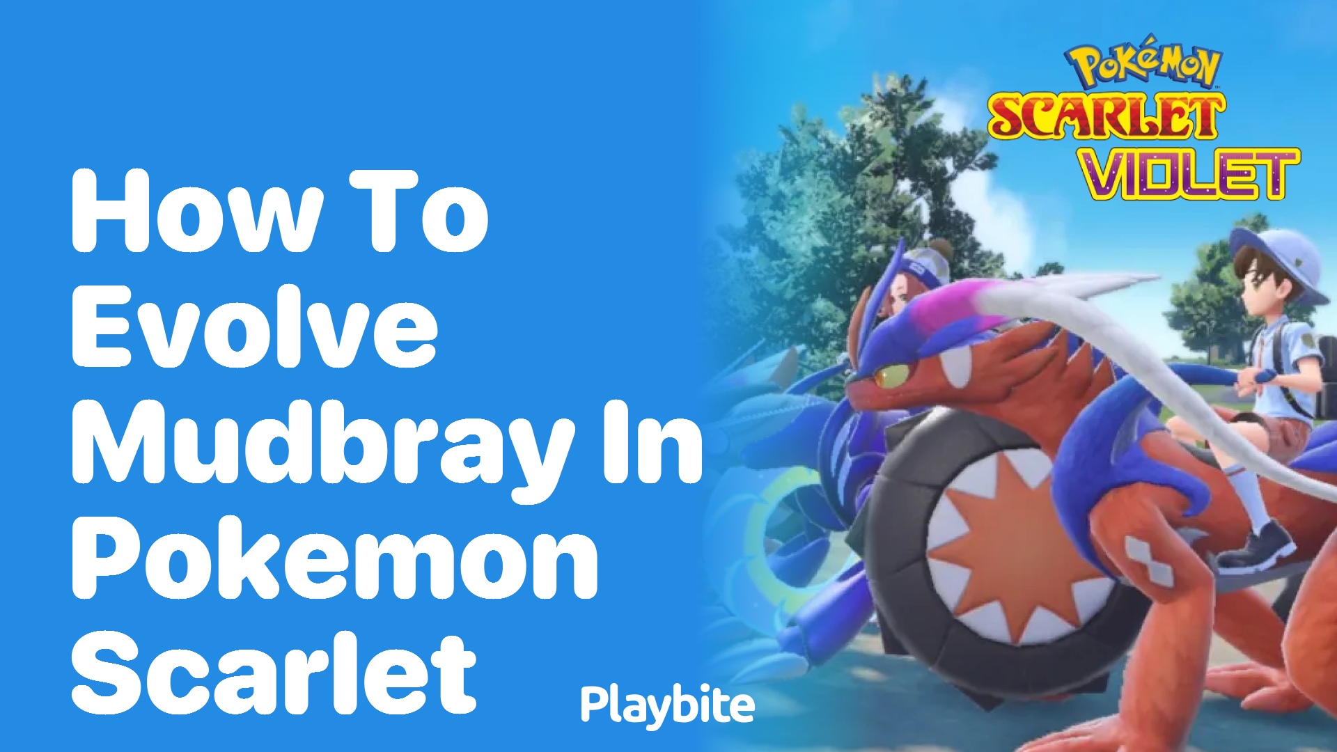 How to evolve Mudbray in Pokemon Scarlet