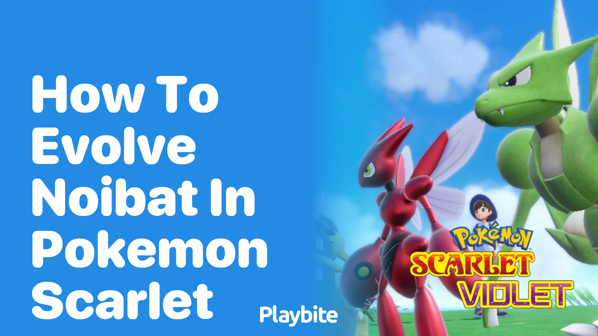 How to evolve Noibat in Pokemon Scarlet