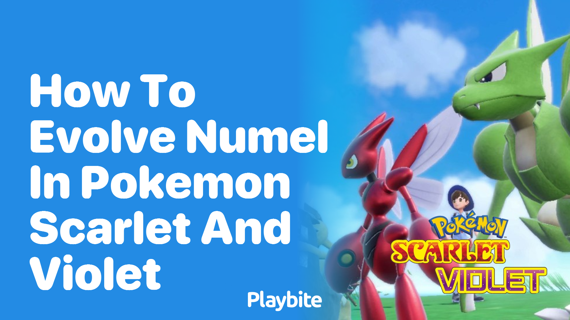 How to evolve Numel in Pokémon Scarlet and Violet - Playbite