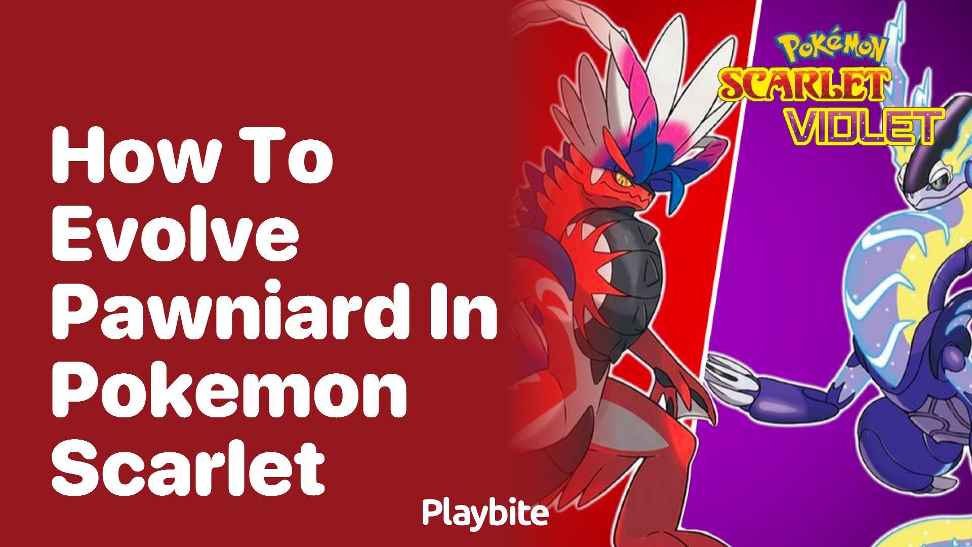 How to evolve Pawniard in Pokemon Scarlet