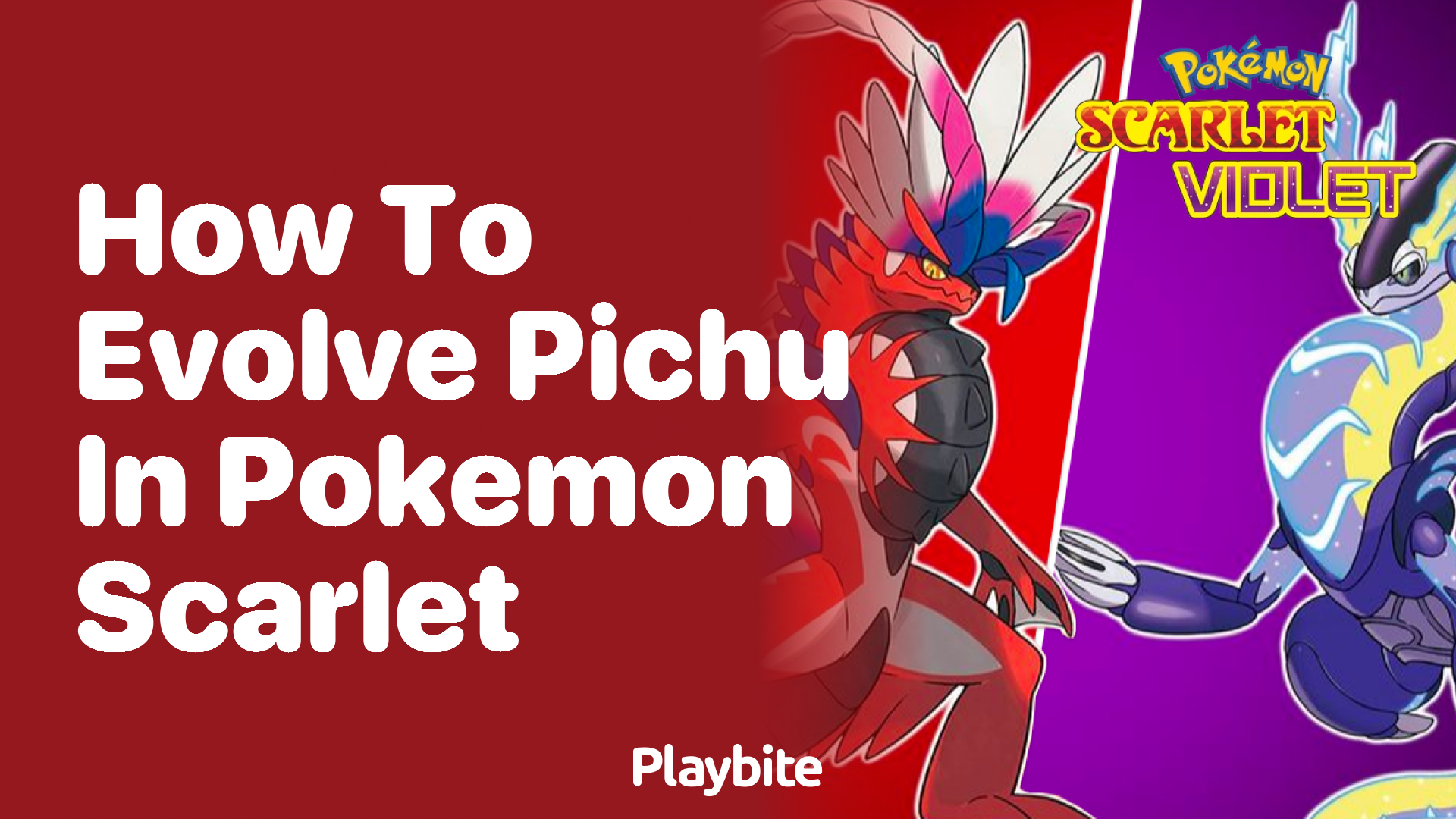 How to Evolve Pichu in Pokemon Scarlet