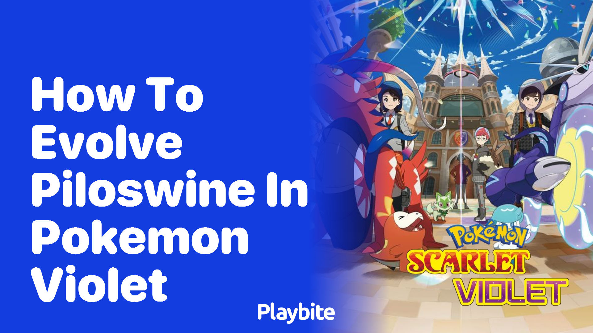 How to evolve Piloswine in Pokémon Violet