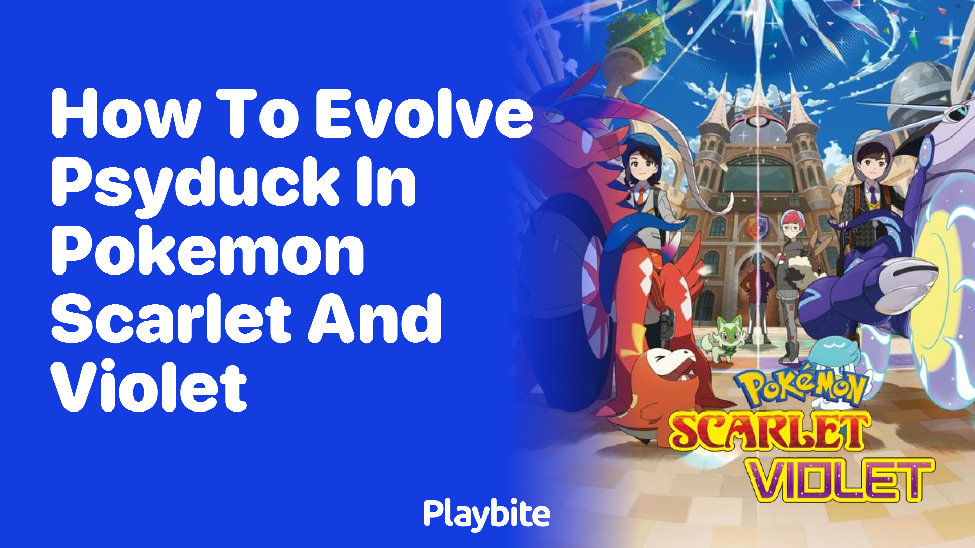 How to Evolve Psyduck in Pokemon Scarlet and Violet