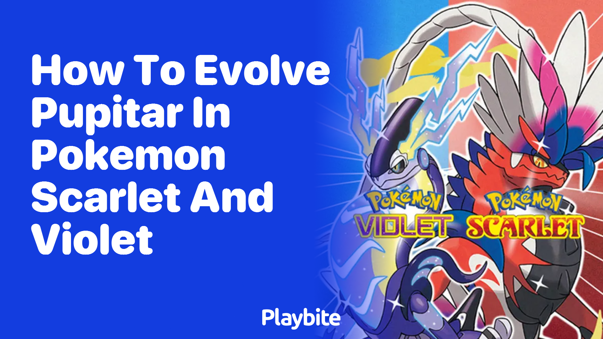 How to evolve Pupitar in Pokemon Scarlet and Violet