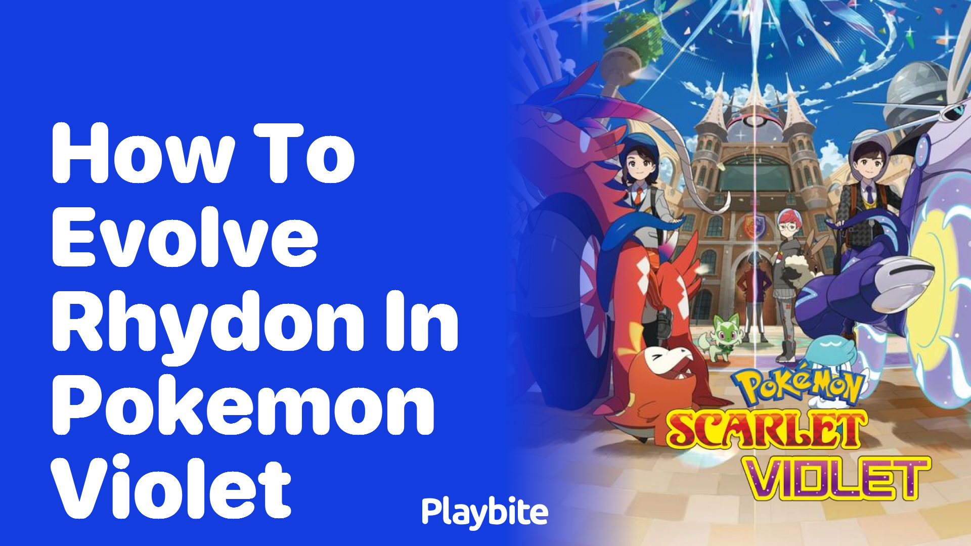 How to evolve Rhydon in Pokemon Violet