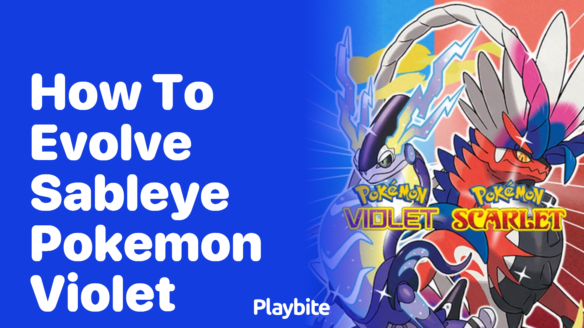 How to evolve Sableye in Pokemon Violet