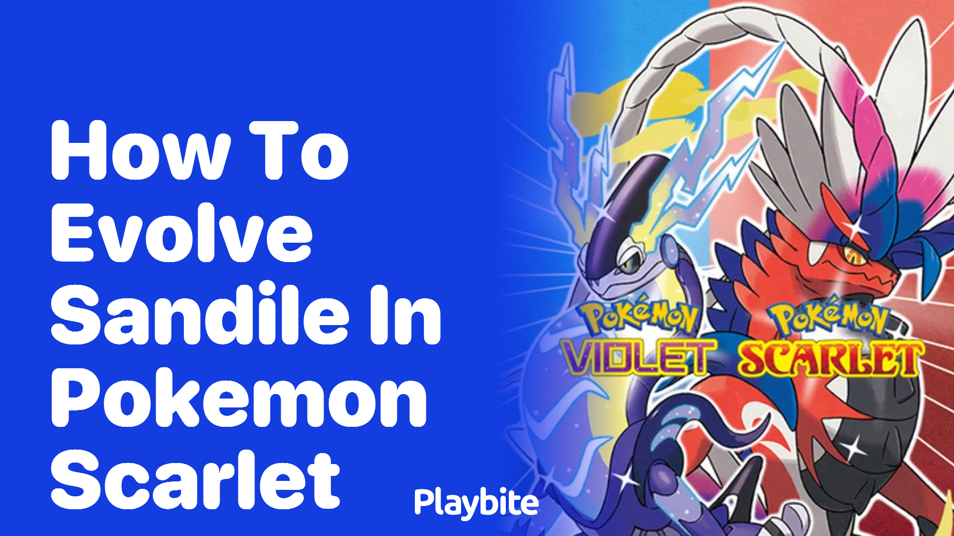 How to Evolve Sandile in Pokemon Scarlet