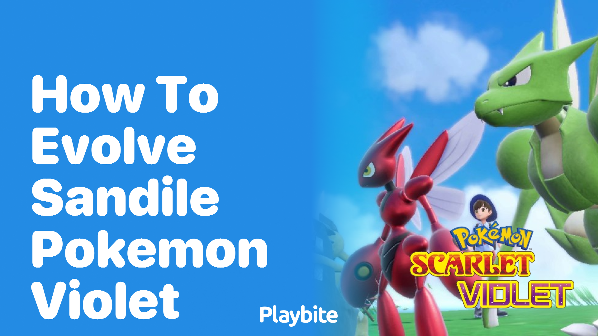 How to evolve Sandile in Pokemon Violet