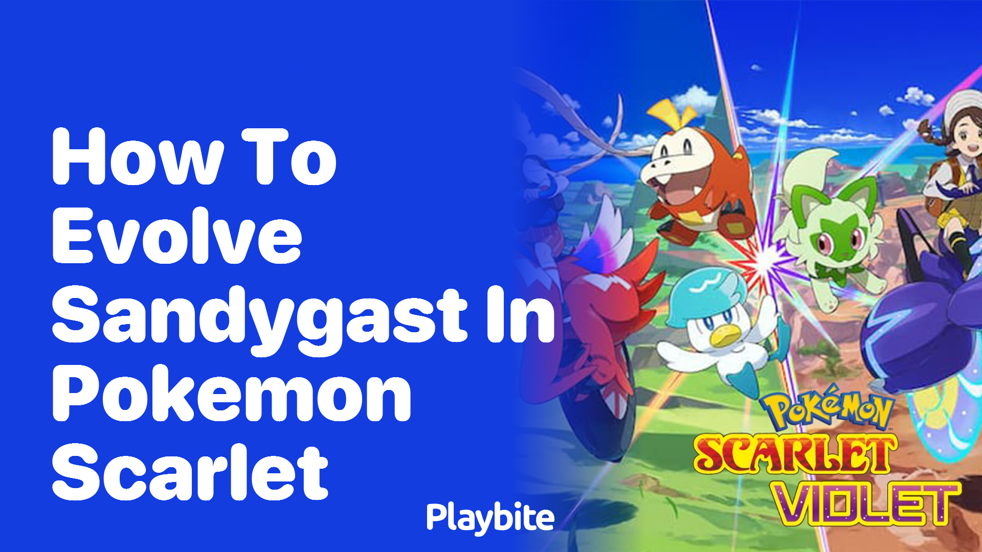 How to Evolve Sandygast in Pokemon Scarlet