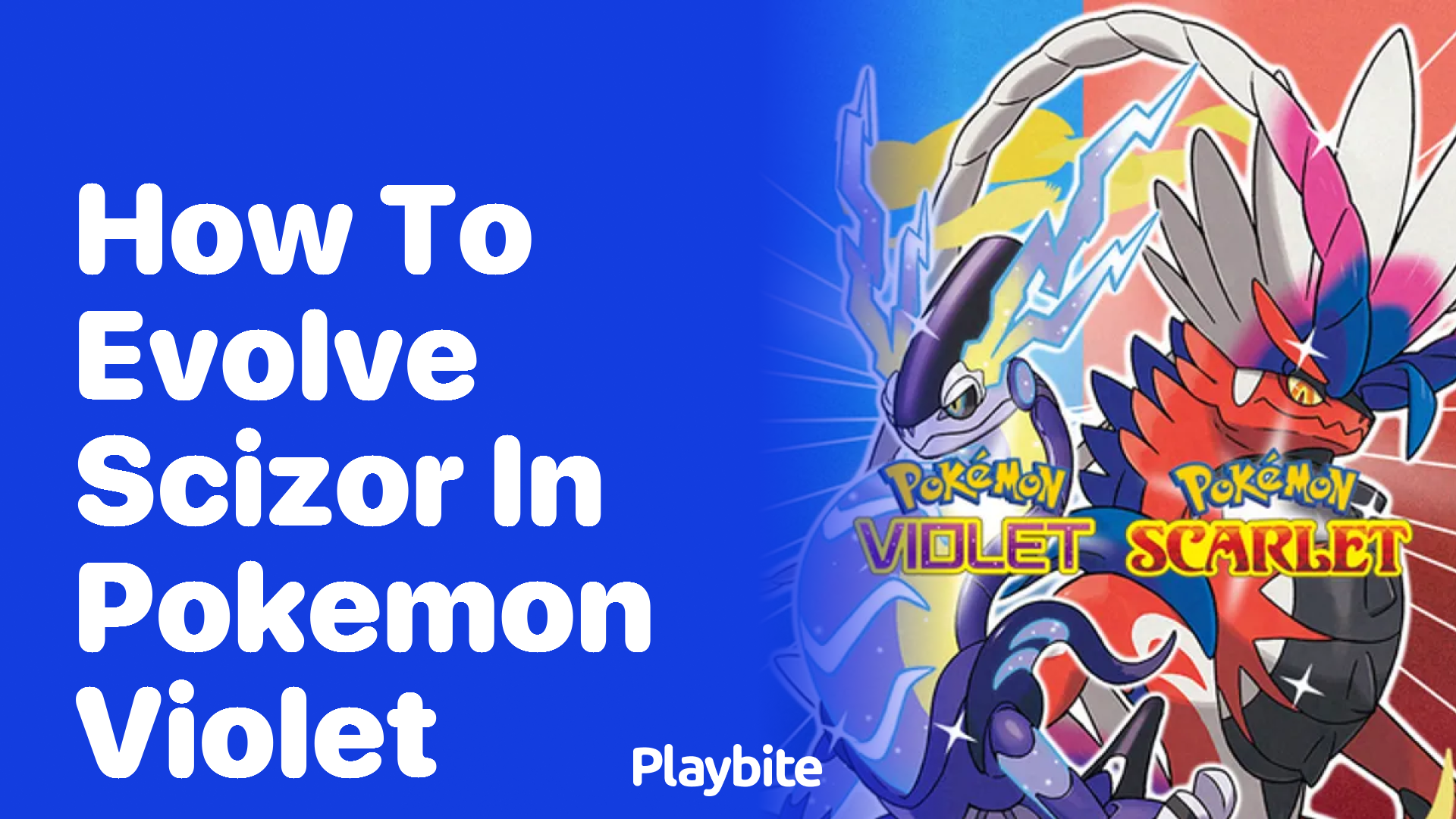 How to evolve Scizor in Pokémon Violet