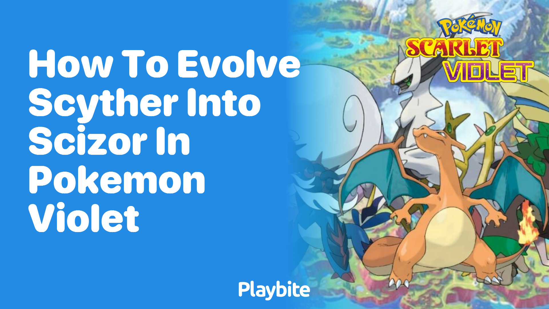 How to evolve Scyther into Scizor in Pokemon Violet