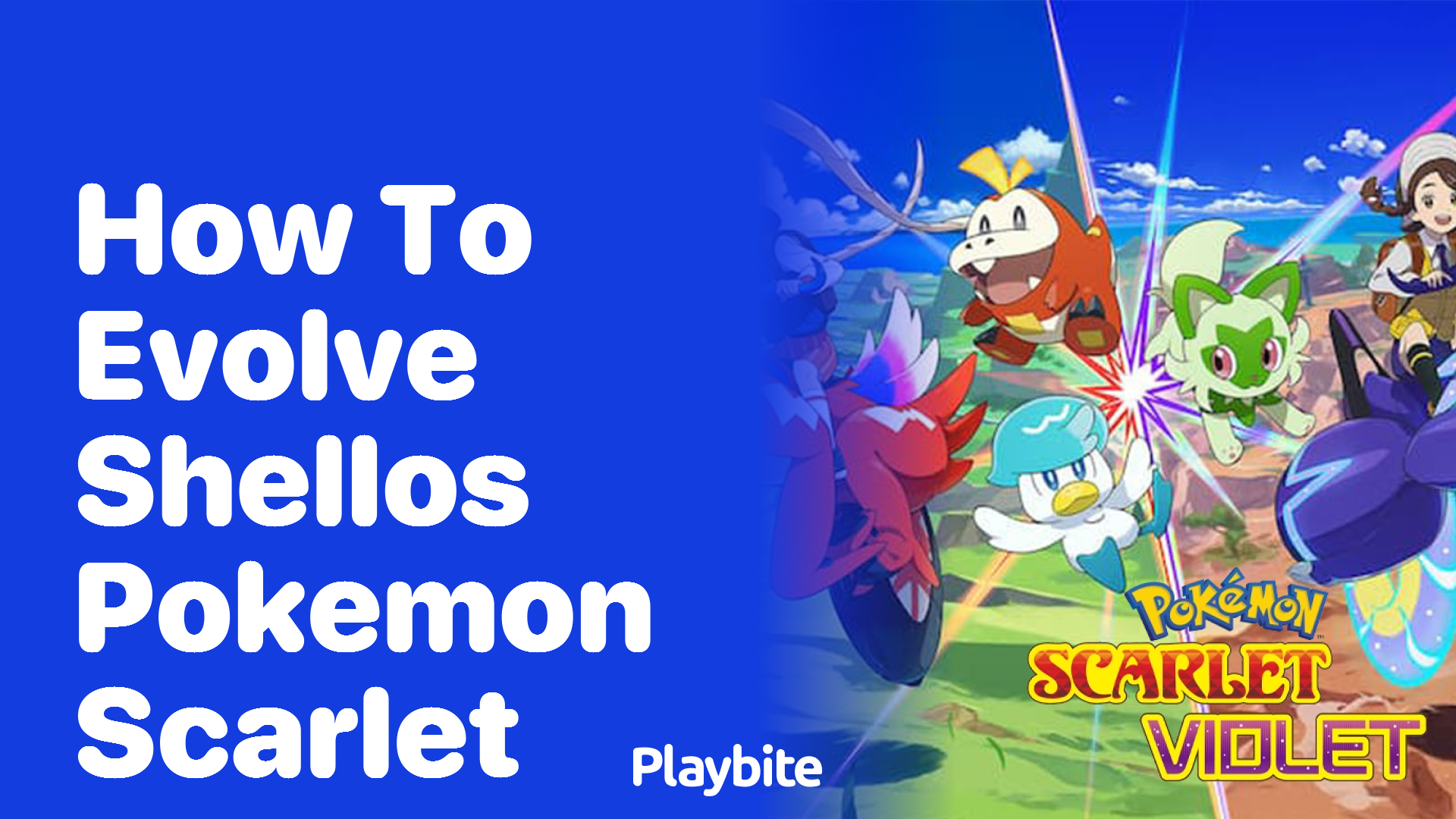 How to evolve Shellos in Pokemon Scarlet