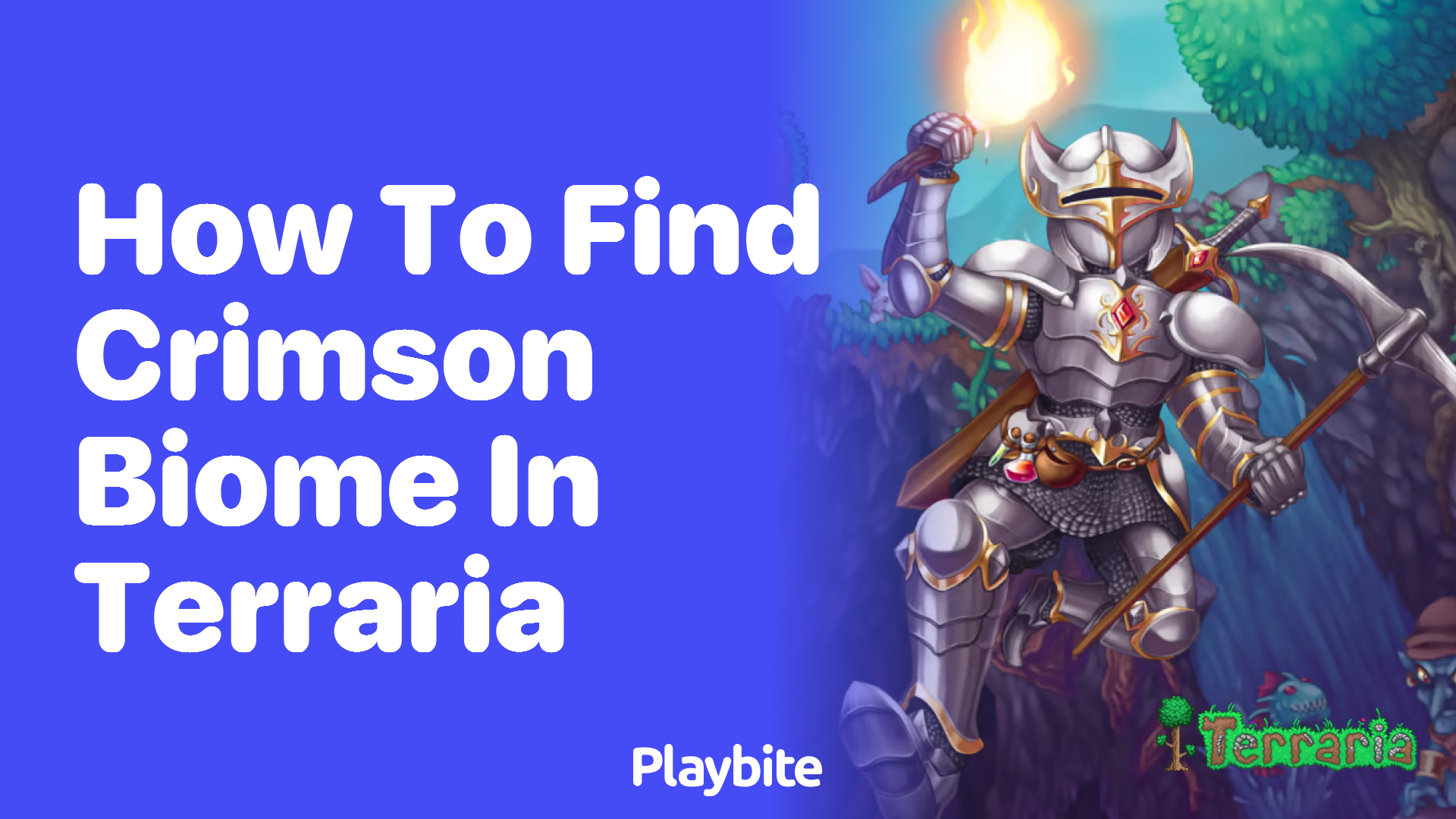 How to find the Crimson Biome in Terraria