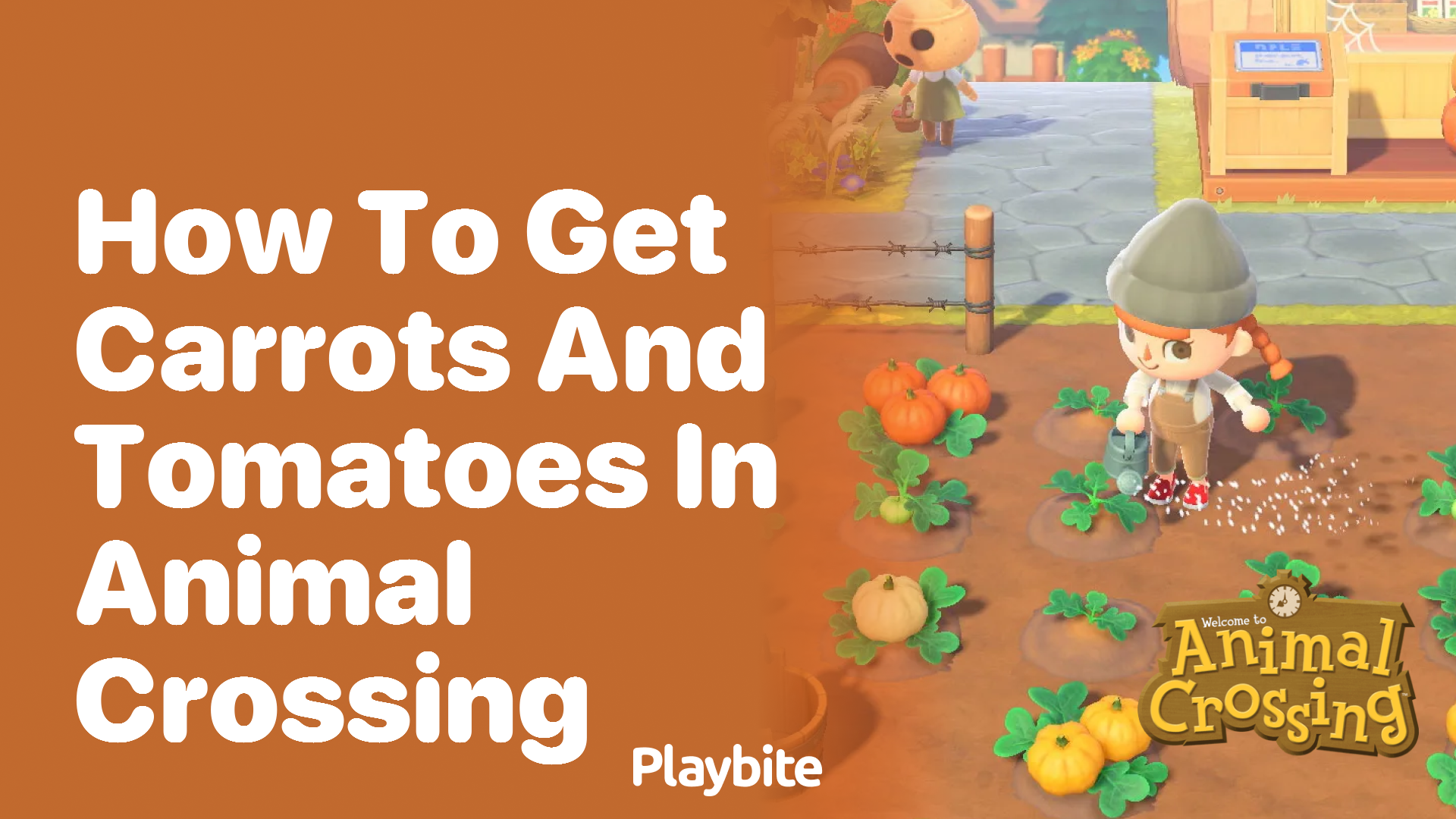 How To Get Carrots And Tomatoes In Animal Crossing Playbite