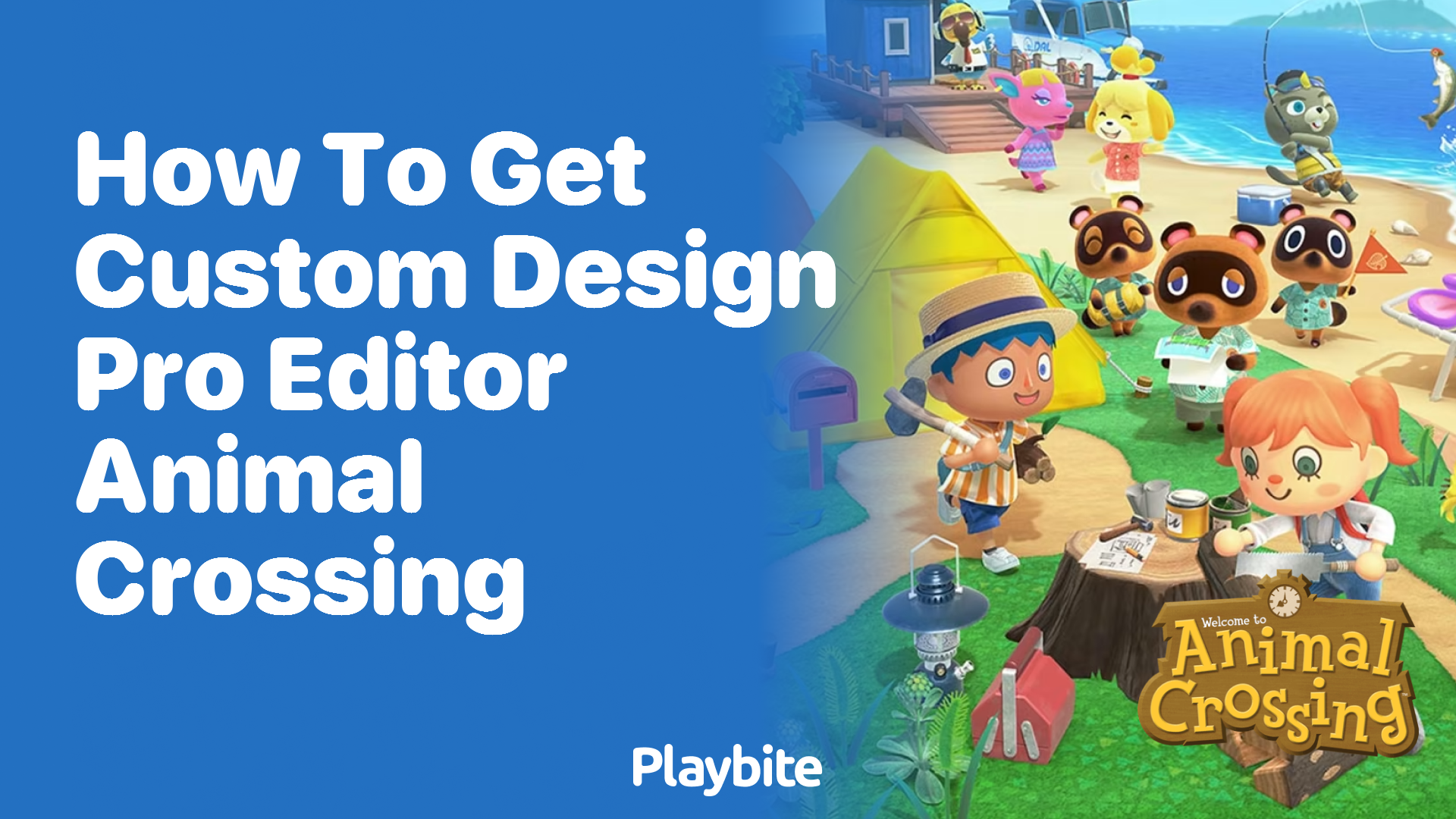 How to get the Custom Design Pro Editor in Animal Crossing
