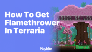 How To Get Flamethrower In Terraria