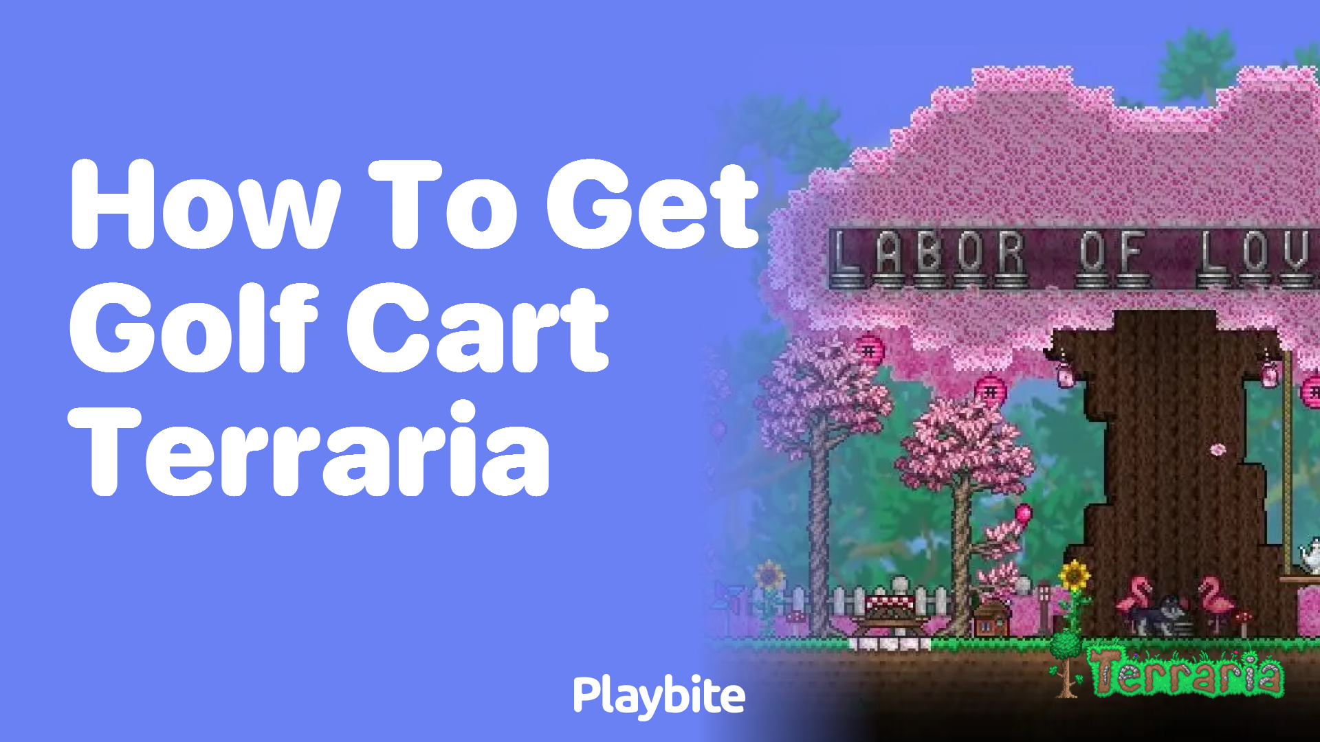 How to get a golf cart in Terraria