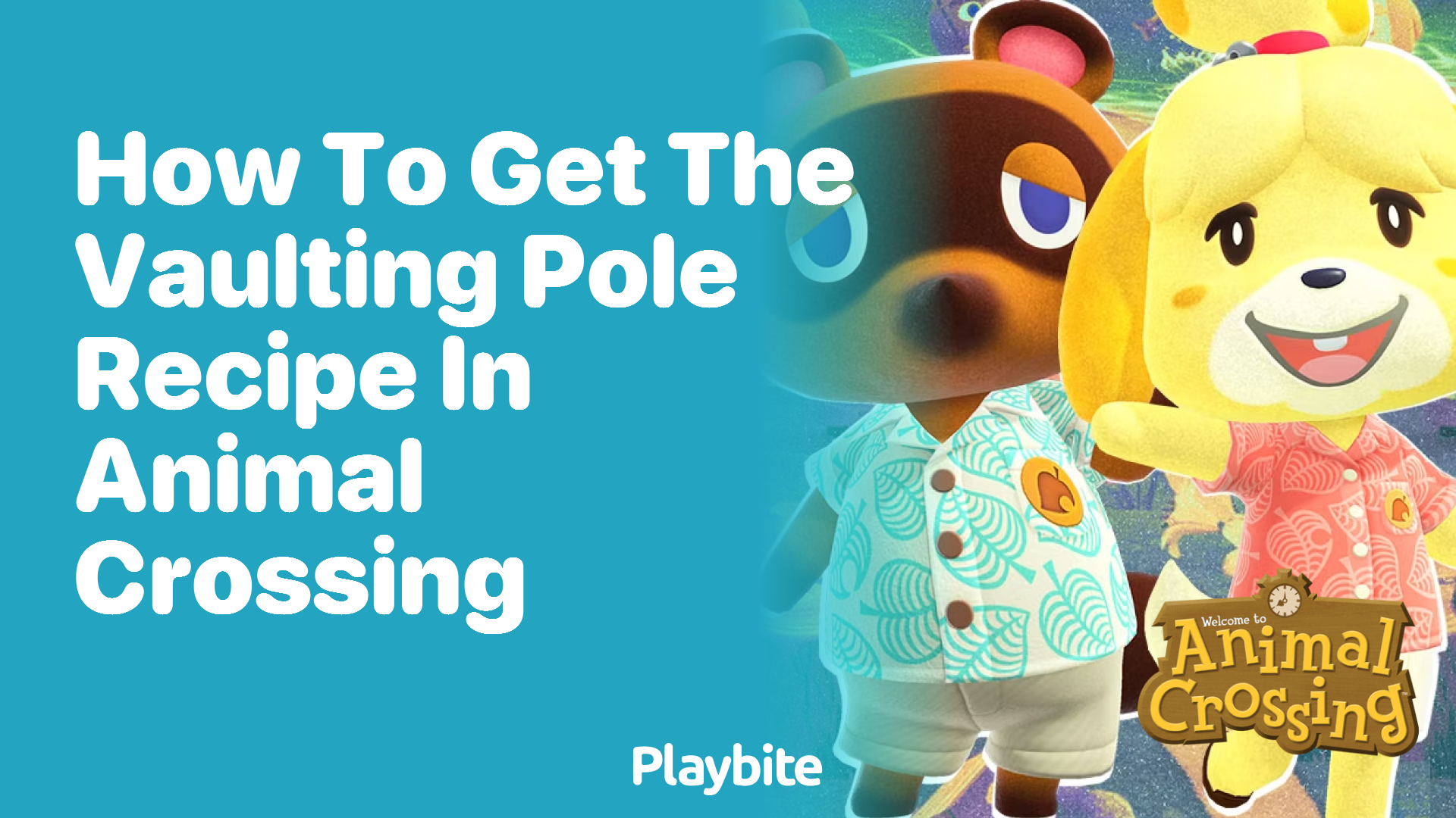 How to Get the Vaulting Pole Recipe in Animal Crossing
