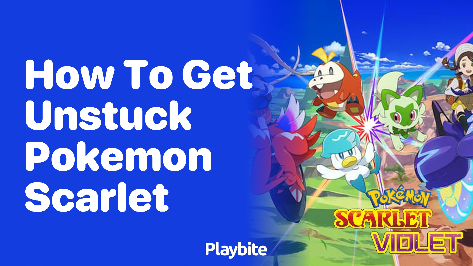 How to Get Unstuck in Pokemon Scarlet