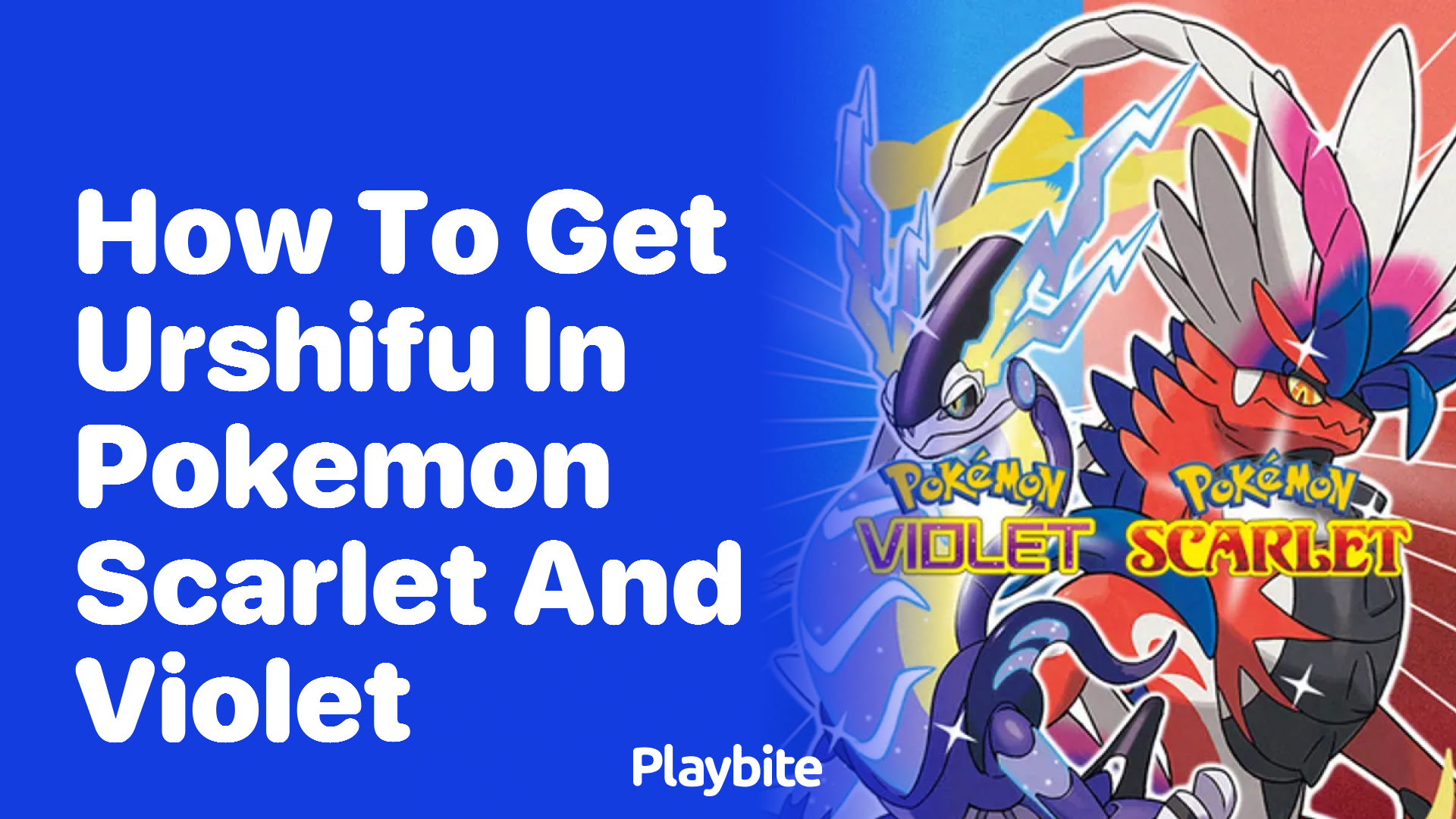 How to Get Urshifu in Pokemon Scarlet and Violet
