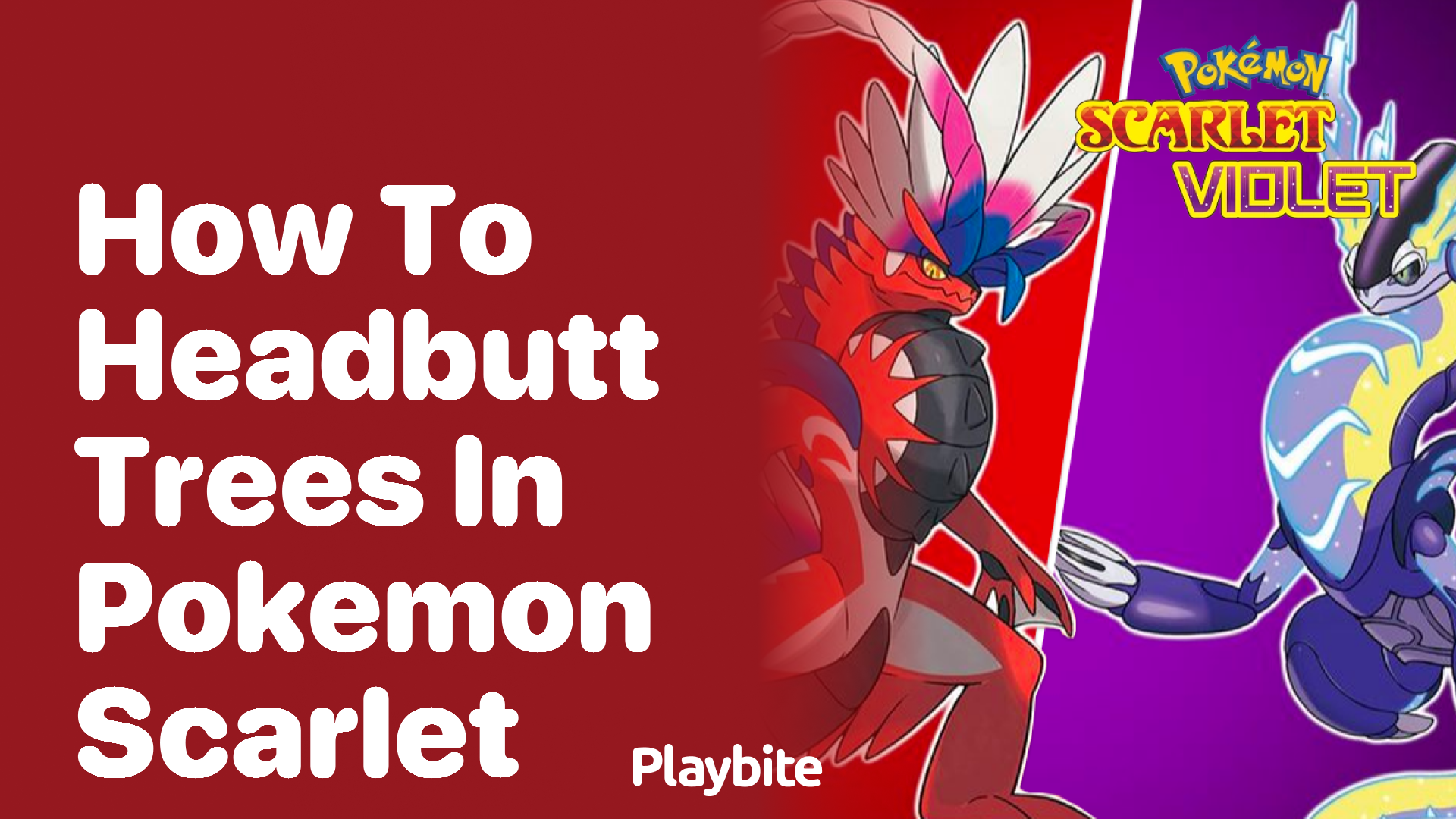 How to Headbutt Trees in Pokemon Scarlet Playbite