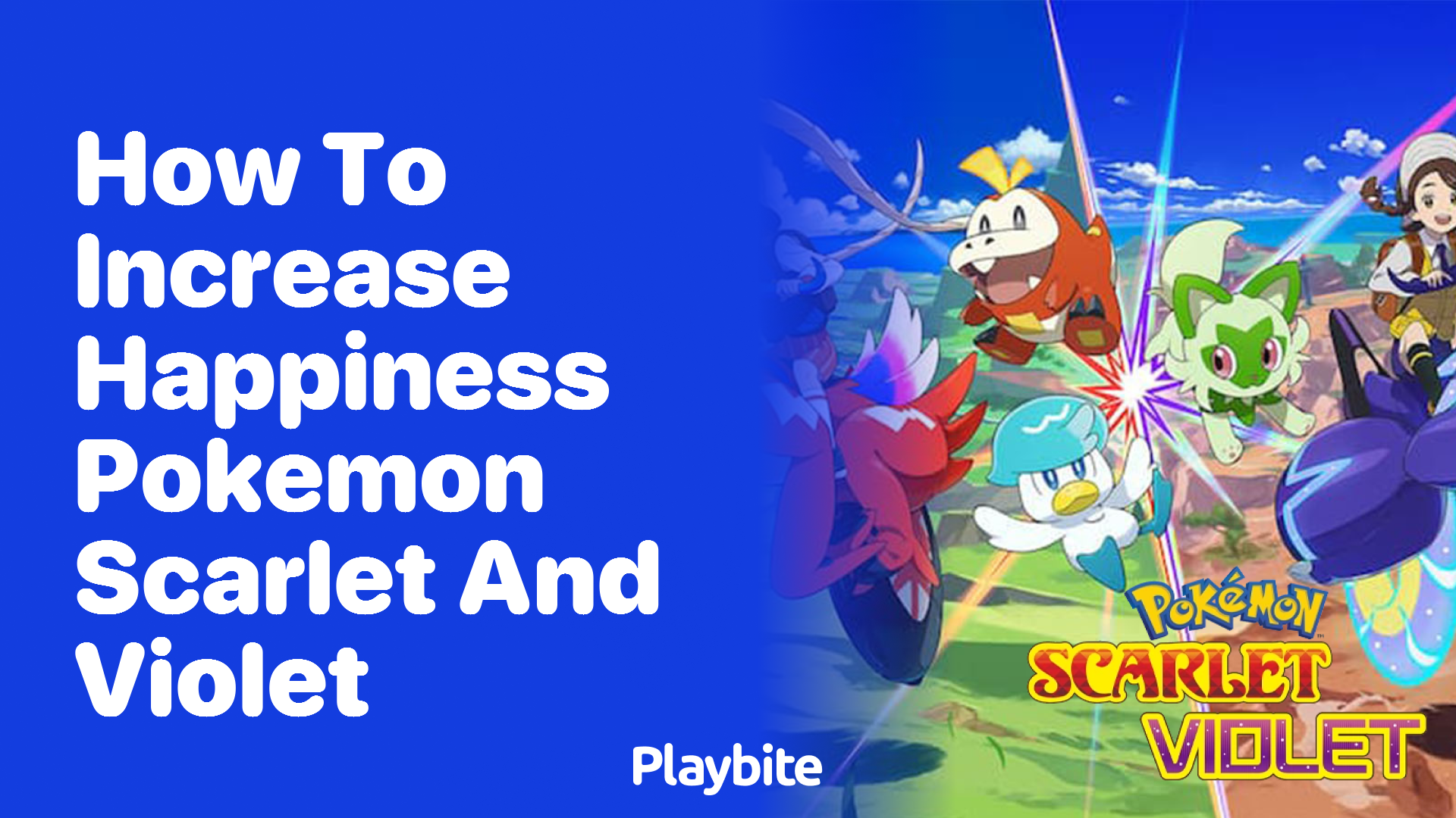 How to Increase Happiness in Pokemon Scarlet and Pokemon Violet