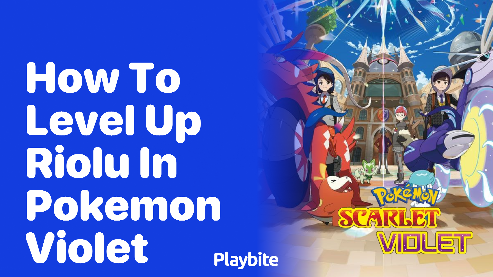 How to Level Up Riolu in Pokemon Violet