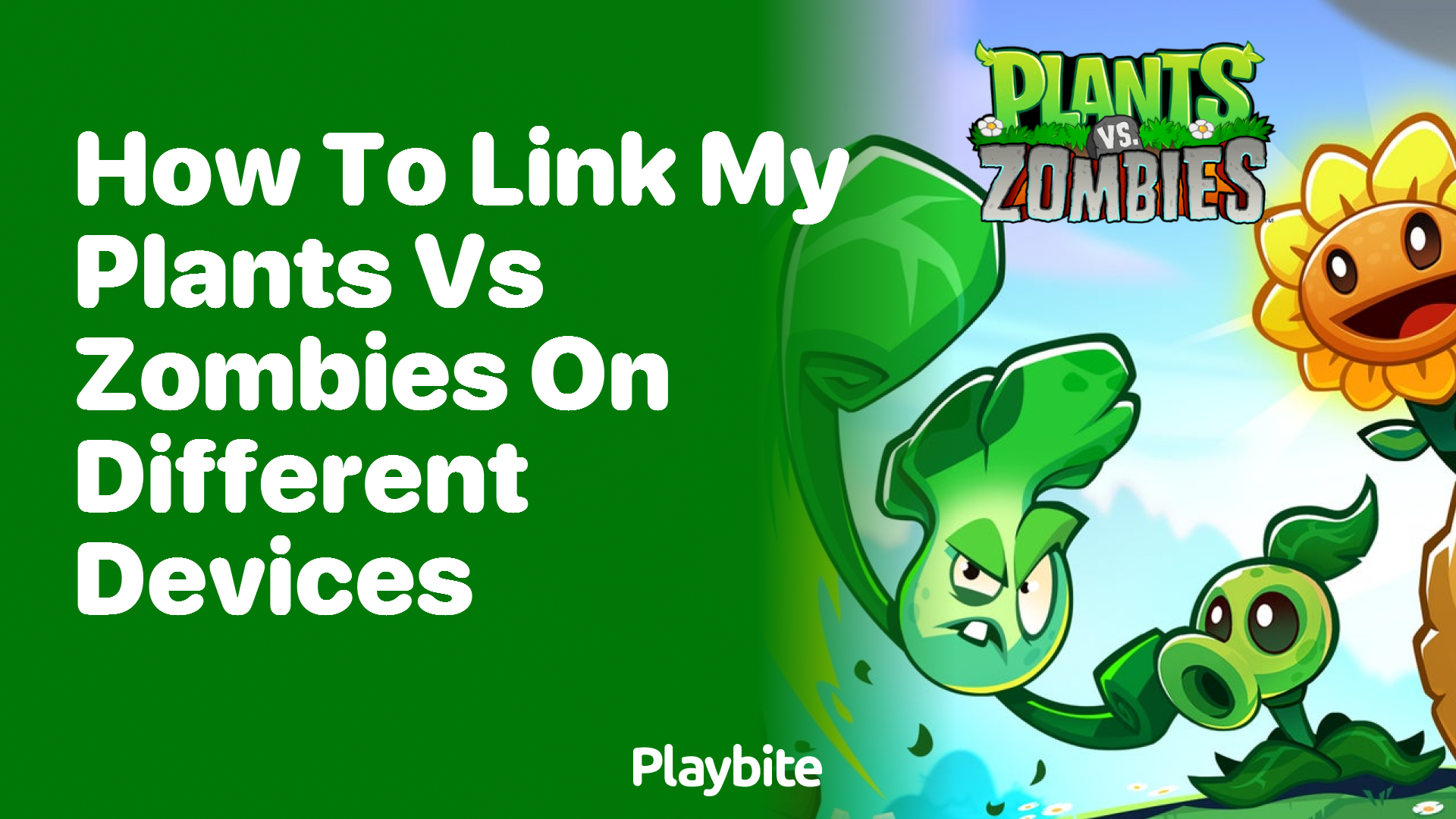 How to link my Plants vs Zombies on different devices