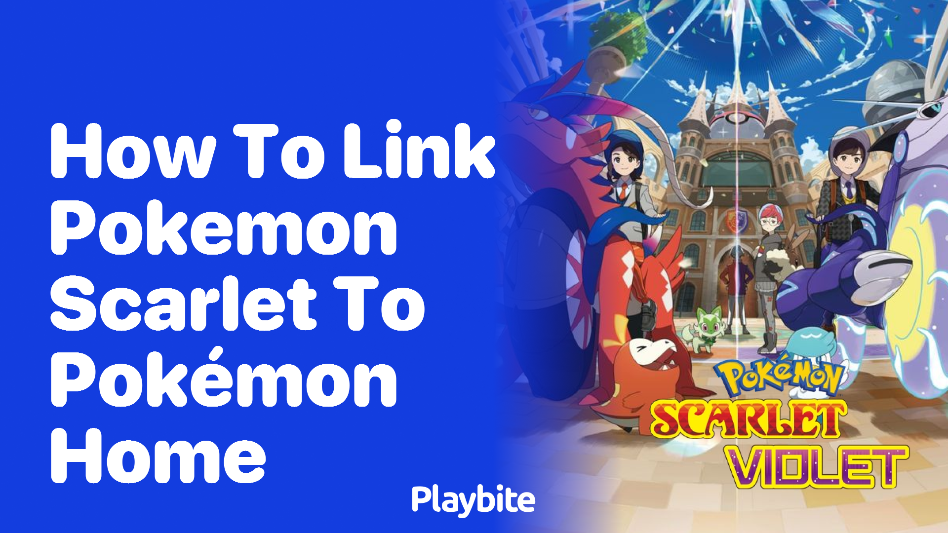 How to link Pokémon Scarlet to Pokémon Home