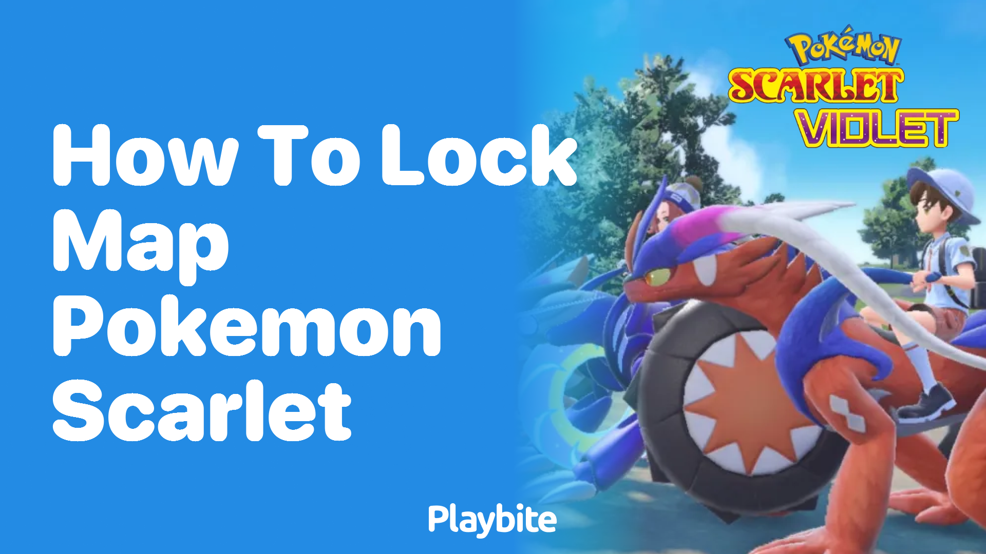 How to Lock the Map in Pokemon Scarlet