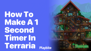 How To Make A 1 Second Timer In Terraria