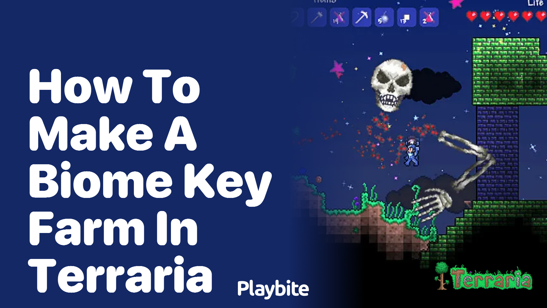 How to make a Biome Key Farm in Terraria