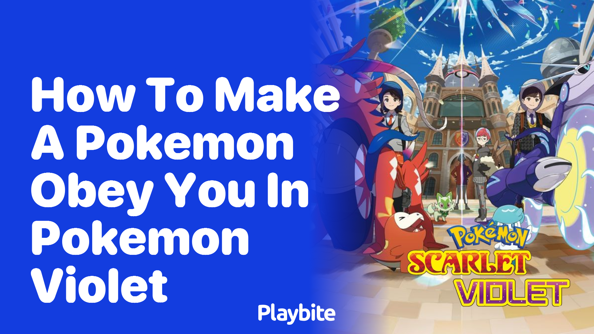 How to make a Pokémon obey you in Pokémon Violet