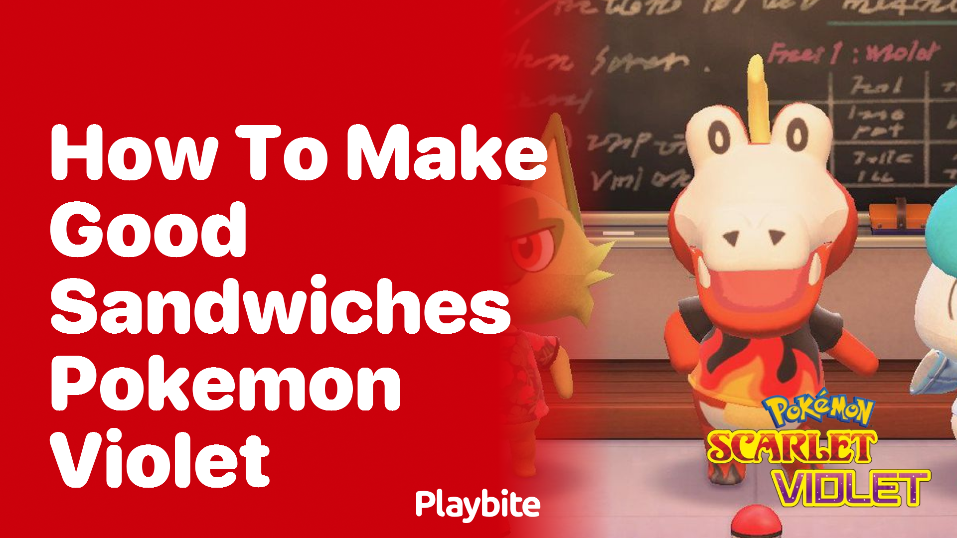 How to make good sandwiches in Pokemon Violet