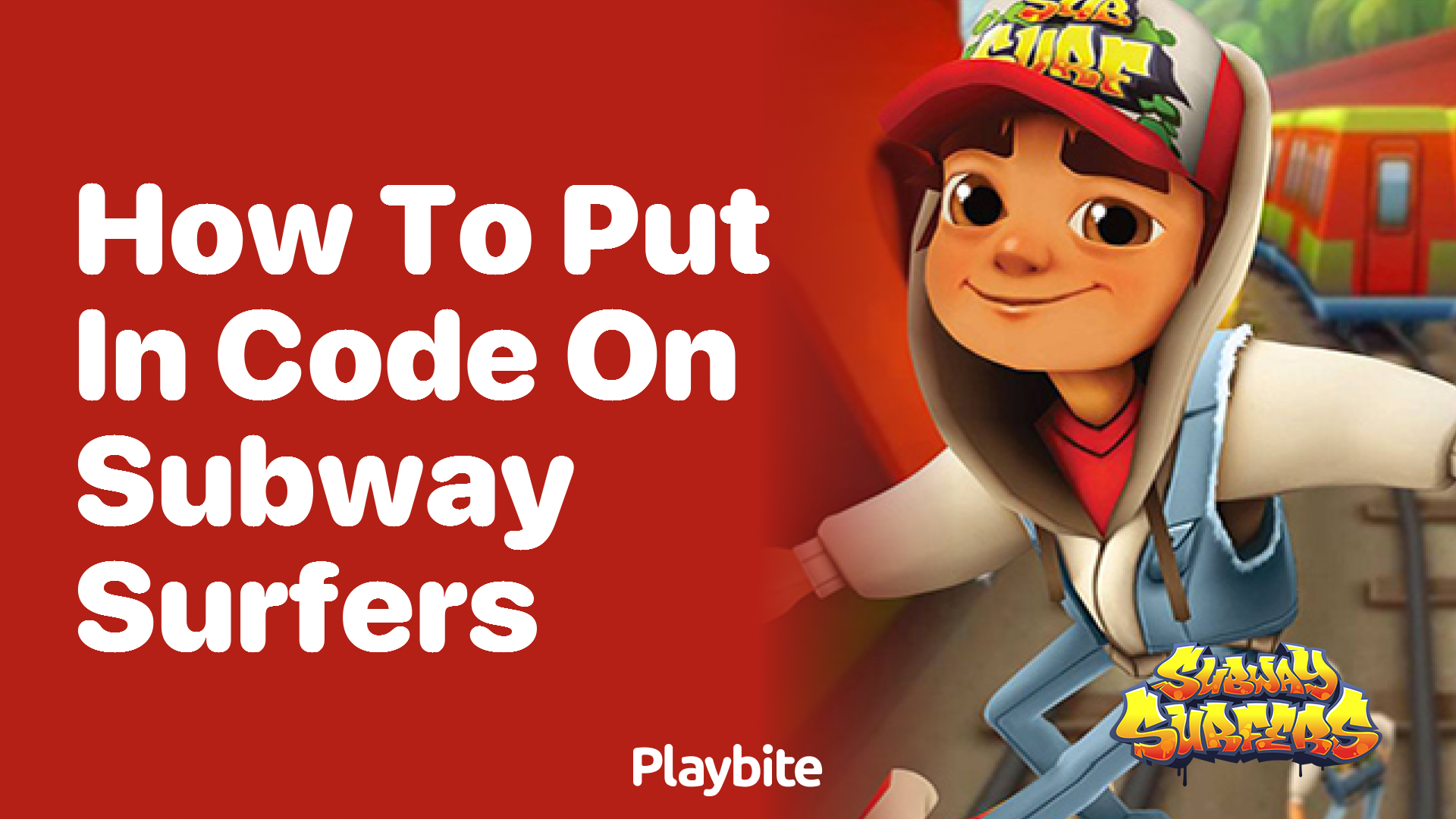 How to Put in Code on Subway Surfers - Playbite