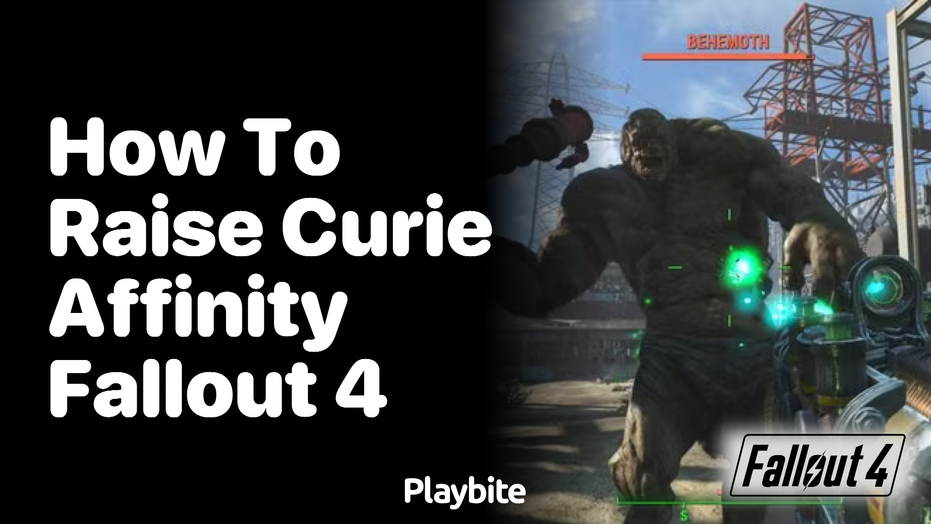 How to Raise Curie Affinity in Fallout 4 Playbite