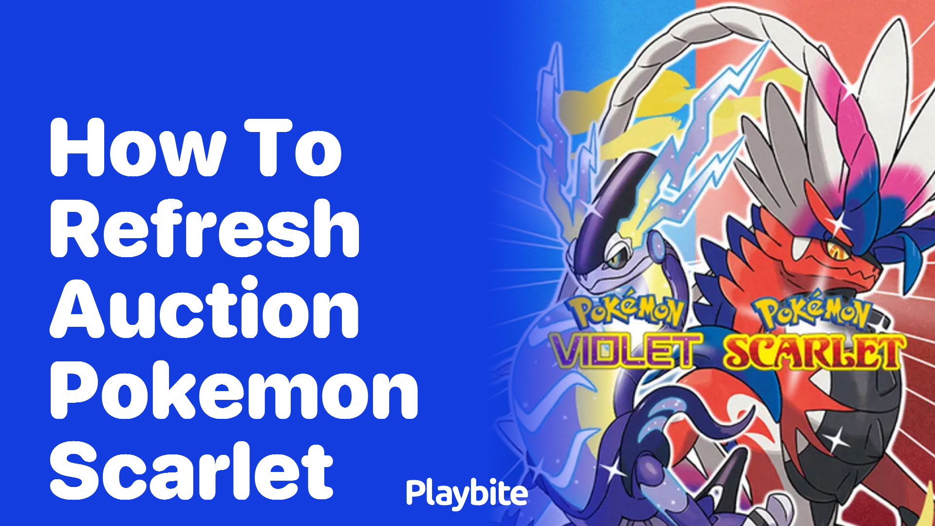 How to Refresh Auction in Pokemon Scarlet