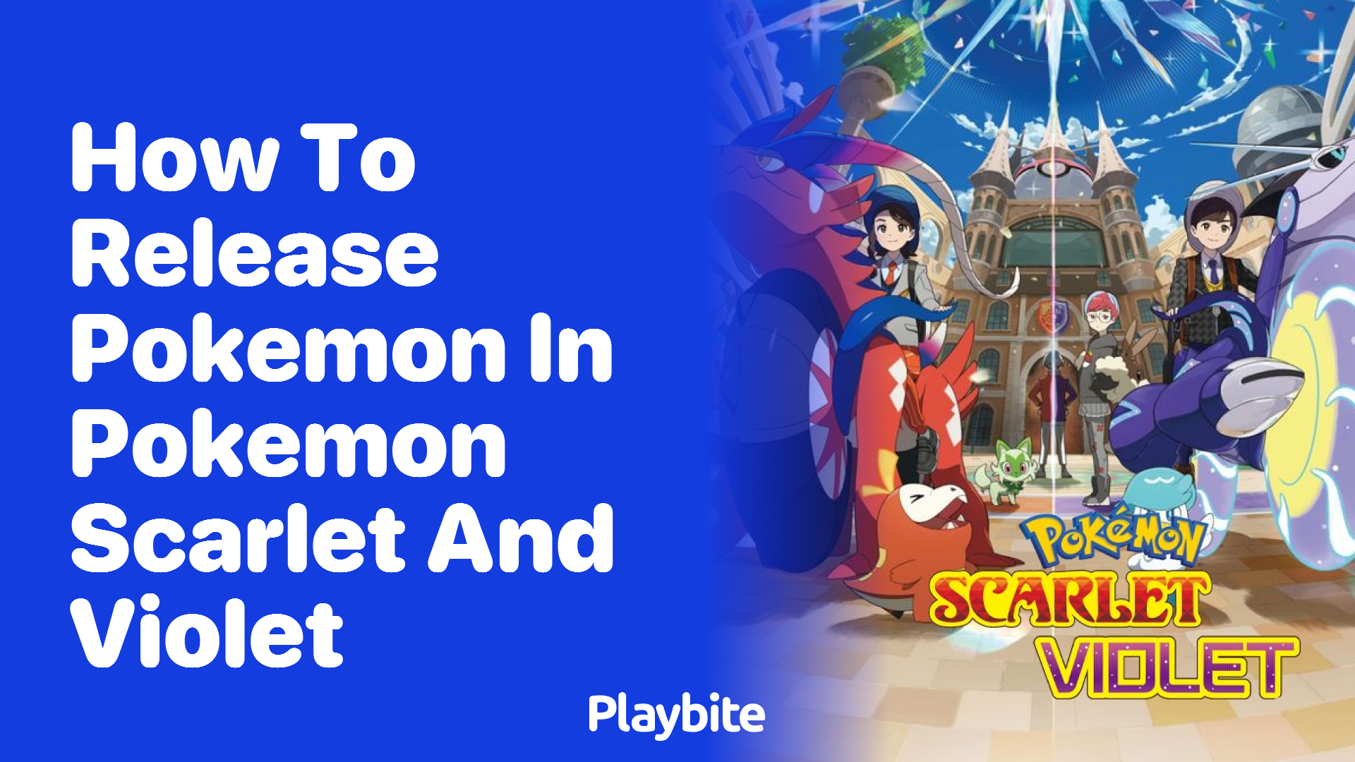How to release Pokémon in Pokémon Scarlet and Violet