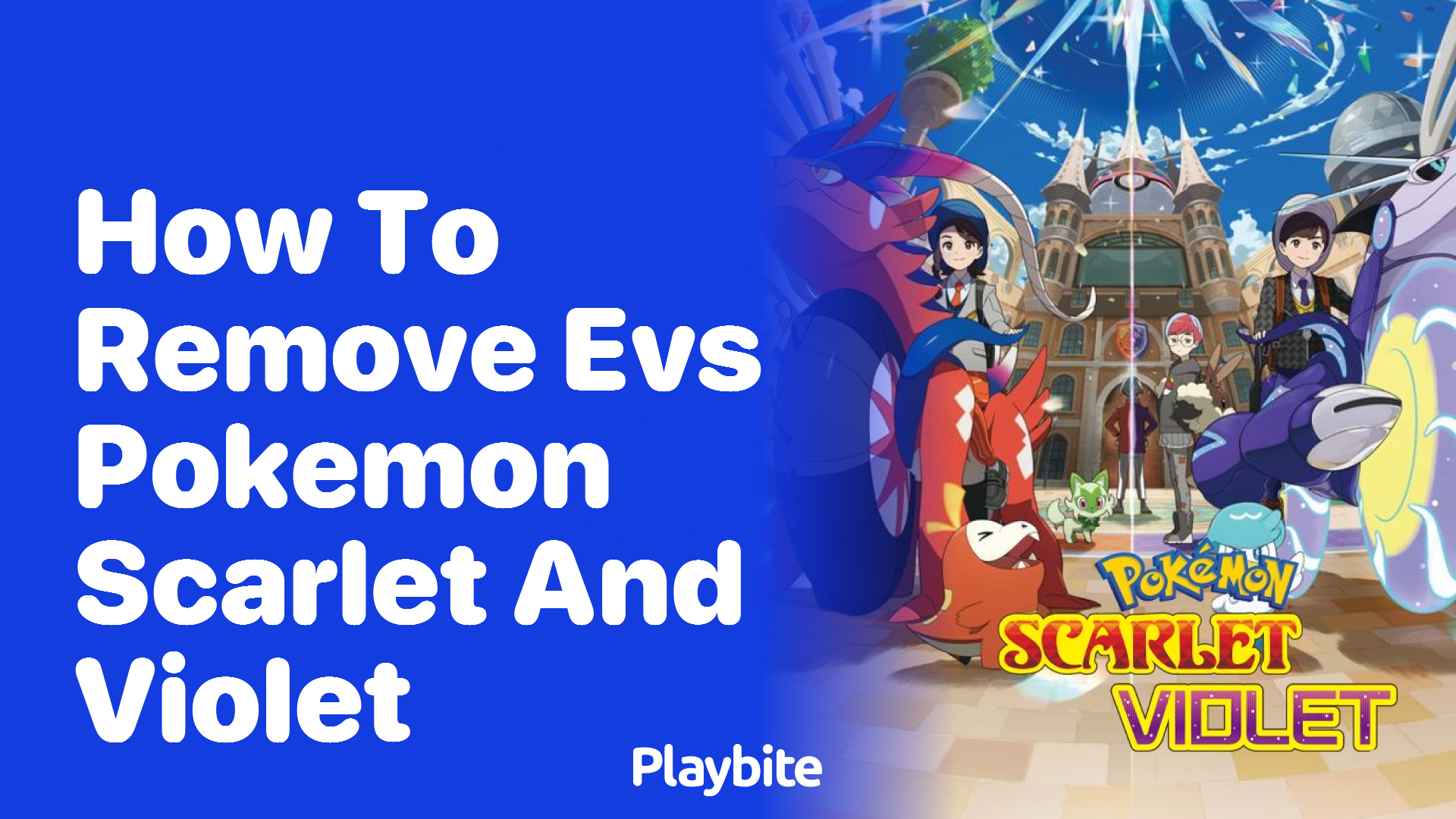 How to Remove EVs in Pokemon Scarlet and Violet