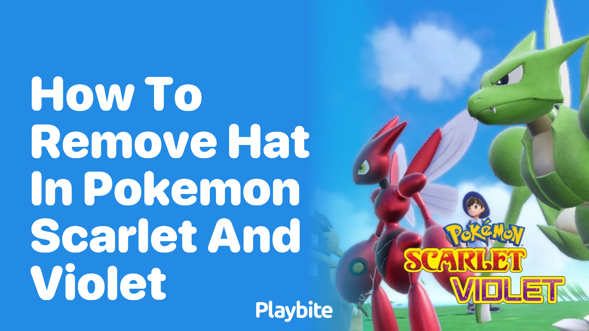 How to Remove Your Hat in Pokemon Scarlet and Pokemon Violet