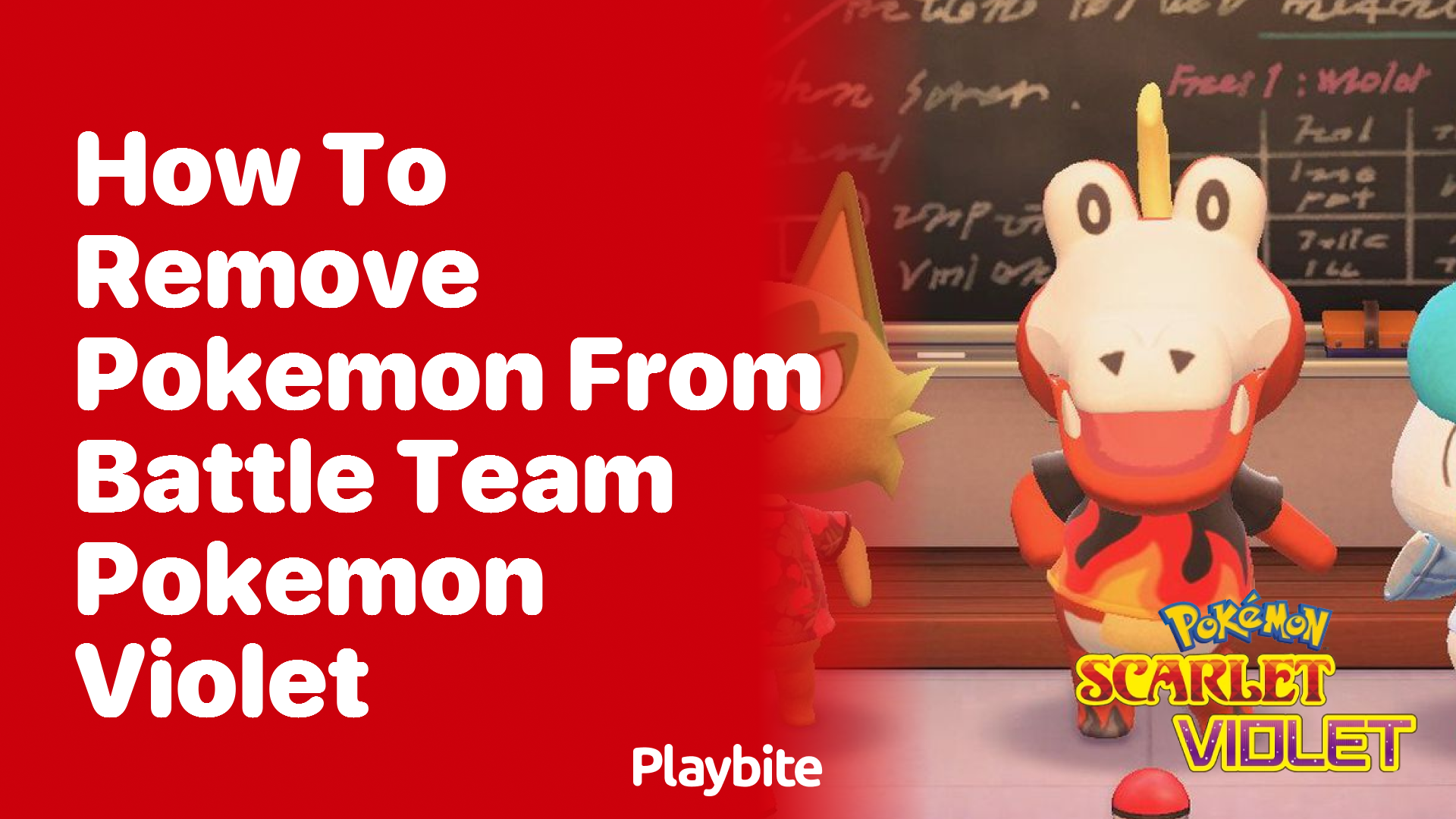 How to Remove Pokemon from Your Battle Team in Pokemon Violet